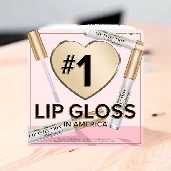 TOO FACED EXTREME LIP INJECTION PLUMPER FULL SIZE .14 OZ CLEAR COLOR - Picture 3 of 8